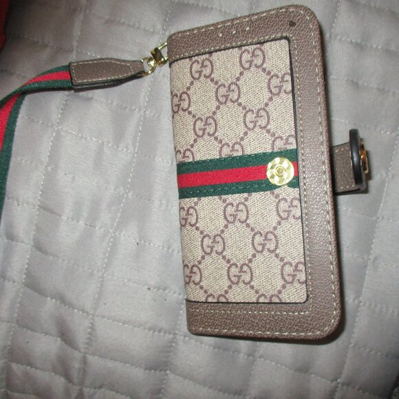 new gucci I=G I phone 15 cover case brown - Picture 1 of 3